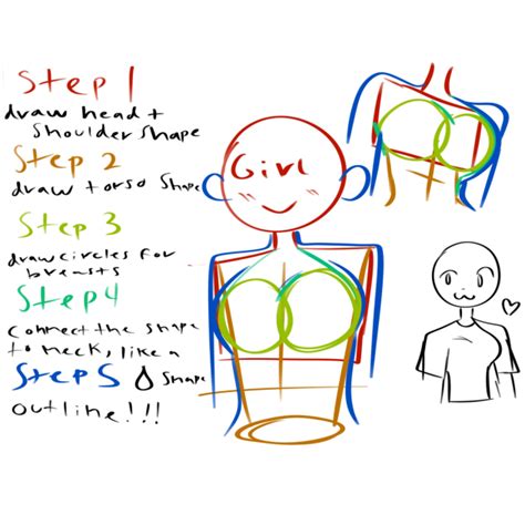 How to Draw Realistic Breasts 